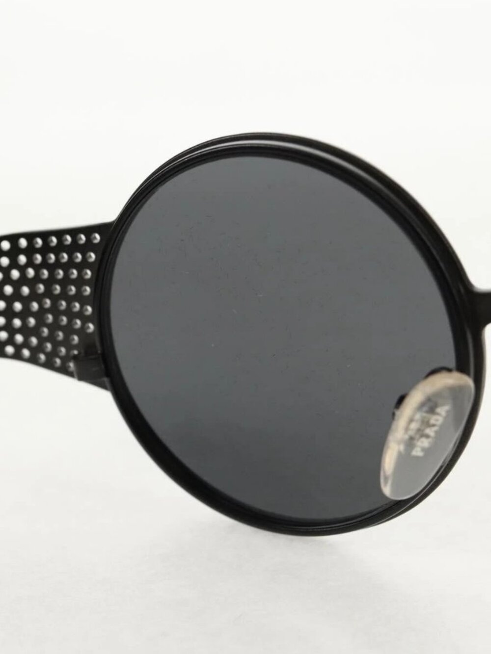 PRADA Sunglasses metal Black SPR511 Auth - Picture 8 of 16